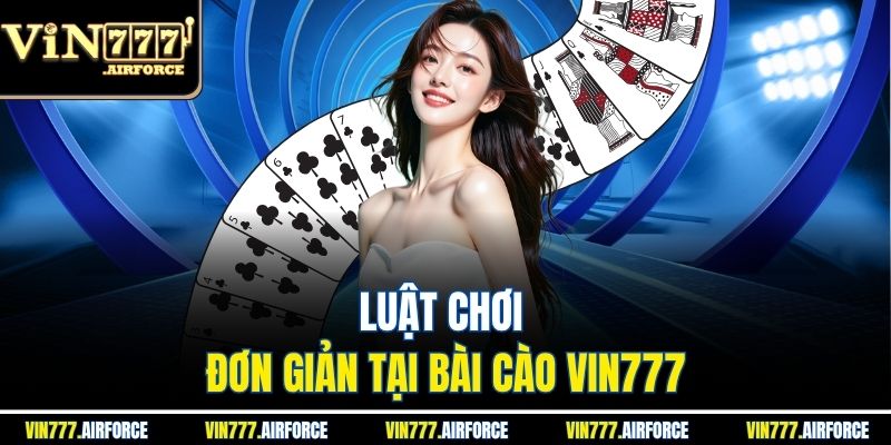 Luật chơi đơn giản tại Bài cào Vin777